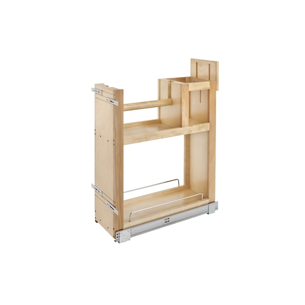 Rev-A-Shelf Maple Wood; Steel, Natural Maple, 8.75 in W, 26.91 in H, 21.75 in D 448PTH-BCSC-8C - main